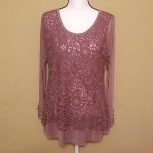 Pretty angel purple top size Xl